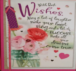 Best Wished Card